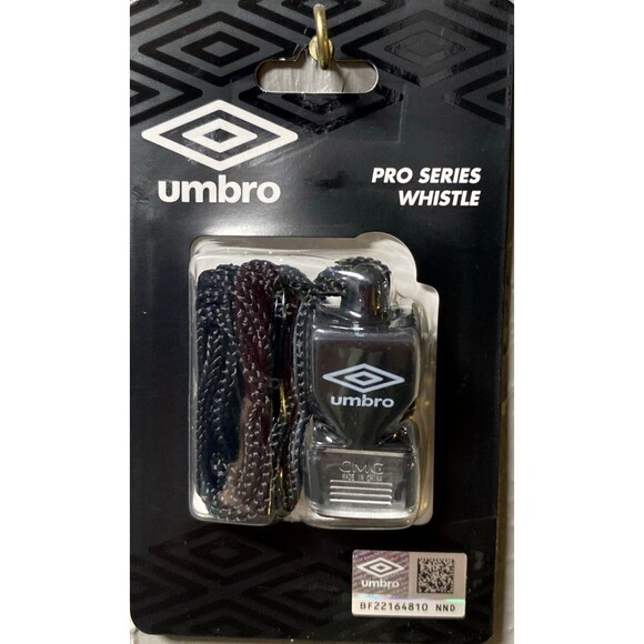 Umbro Pro Series Coach And Referee’s Whistle With Cord Sound Power 115db - Picture 1 of 2